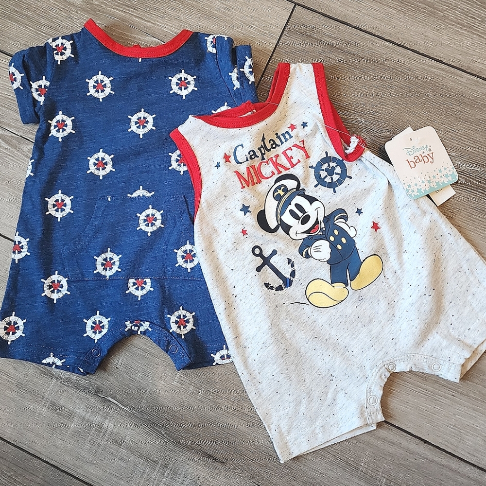 New Disney Captain Mickey romper set
